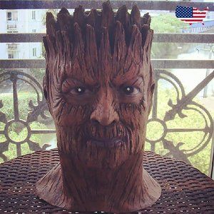 Diona J Groot tree guardians of galaxy Latex Rubber Horror Scary Mask Ha…